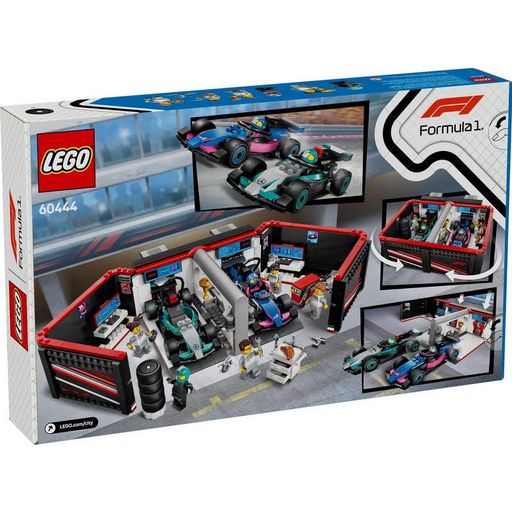 Конструктор Lego City Гараж F1 и автомобили Mercedes-AMG и Alpine (60444)