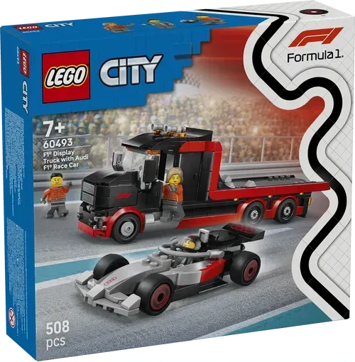 Конструктор LEGO City Грузовик для демонстрации F1 с гоночным автомобилем Audi F1 (60493)