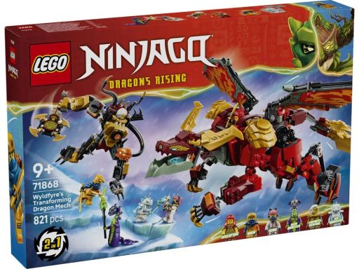 Конструктор LEGO Ninjago Дракон-трансформер Уайлдфайер (71868)