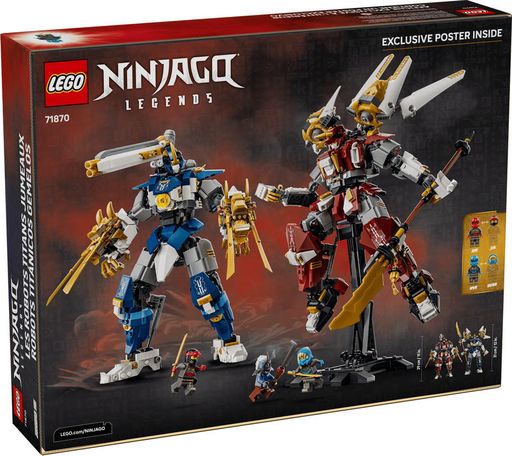 Конструктор LEGO Ninjago Близнюки роботи-Титани (71870)