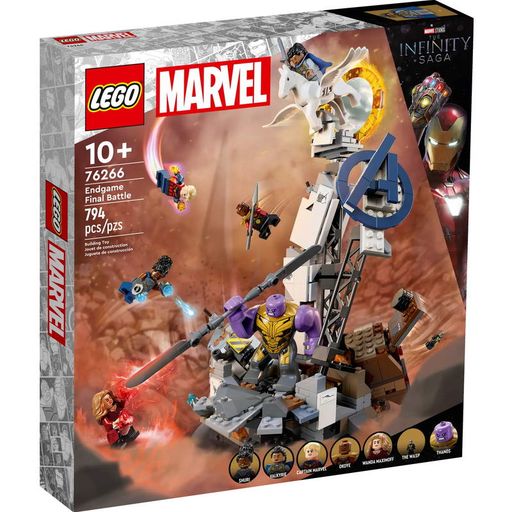 Конструктор Lego Marvel Фінальна битва в фінальній грі (76266)