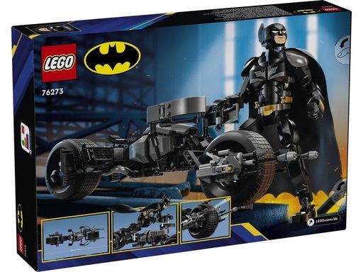 Конструктор Lego Batman Фигурка Бэтмена для сборки и бетцикл 76273