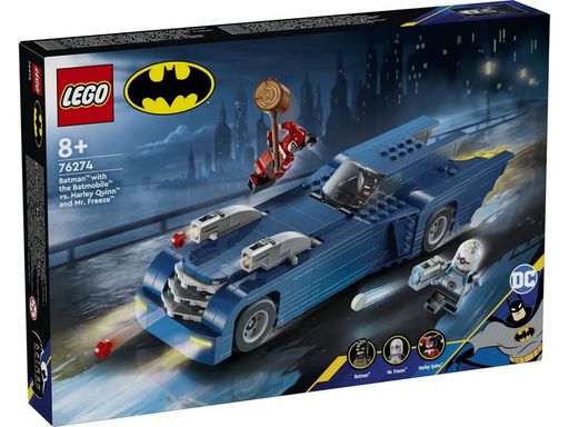 Конструктор Lego Batman Бэтмен на бетмобиле против Харли Квинн и Мистера Фриза 76274