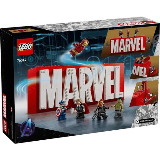 Конструктор Lego Marvel Логотип и минифигурки (76313)
