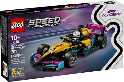 Конструктор LEGO Speed Champions Гоночный автомобиль F1 ACADEMY LEGO (77258)