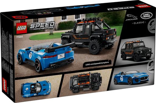 Конструктор Lego Speed Champions Jaguar Project 7 и Land Rover Defender (77264)