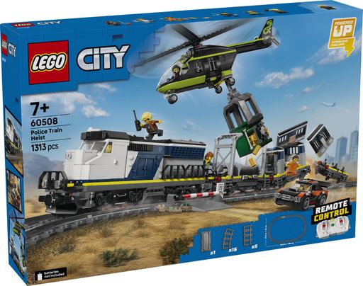Конструктор Lego City Ограбление полицейского поезда (60508)
