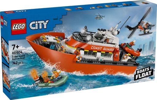 Конструктор Lego City Рятувальний корабель та вертоліт берегової охорони (60504)
