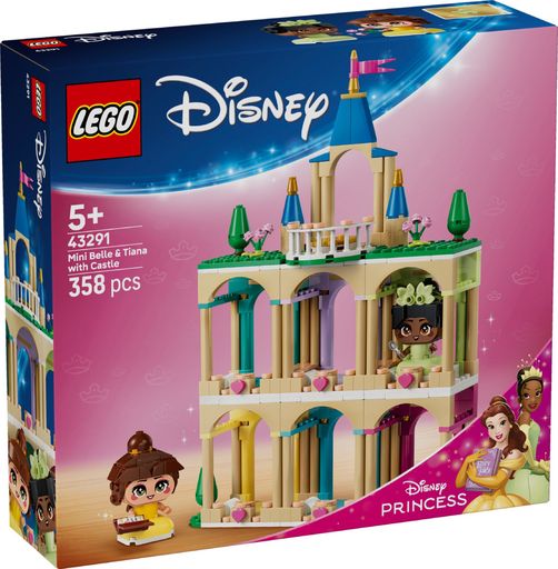Конструктор Lego Disney Мини-принцессы: Белль и Тиана в замке (43291)