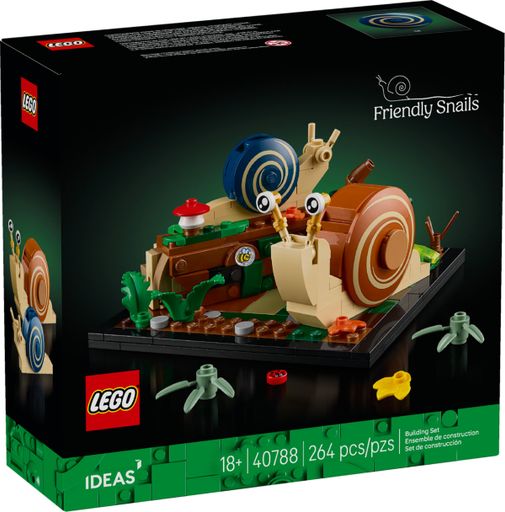 Конструктор Lego Ideas Доброзичливі равлики (40788)