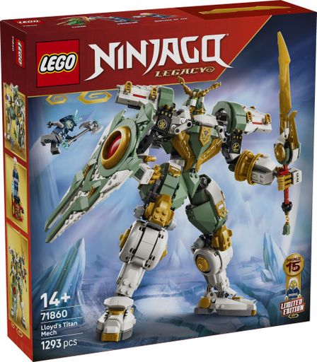 Конструктор Lego Ninjago Титановий костюм Ллойда: 15-та річниця (71860)