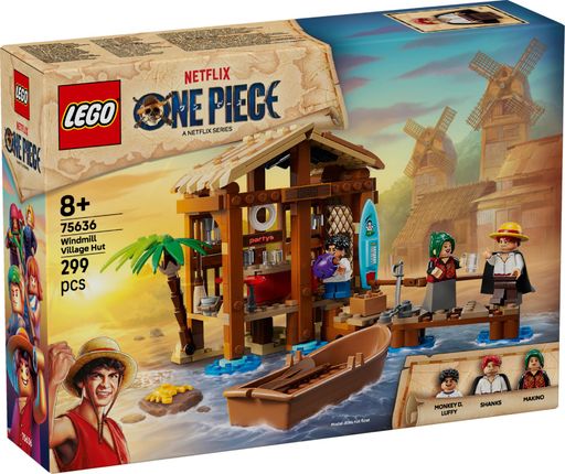 Конструктор Lego One Piece Хижина в деревне ветряных мельниц (75636)