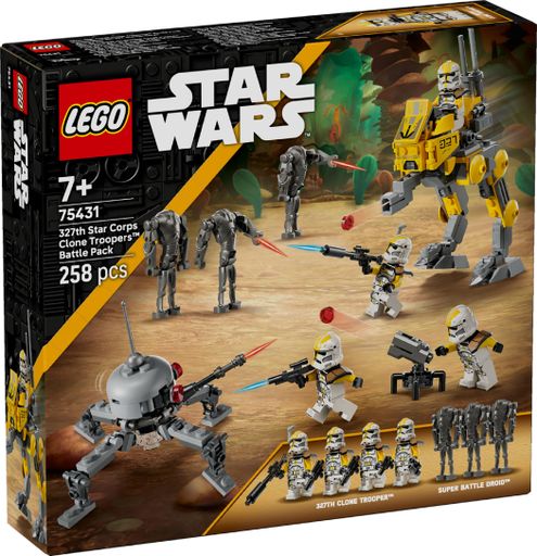 Конструктор Lego Star Wars Боевой набор клонов-пехотинцев 327-го звездного корпуса (75431)