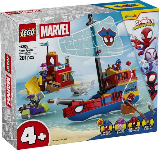 Конструктор Lego Marvel Піратський корабель команди Людини-Павука (11208)