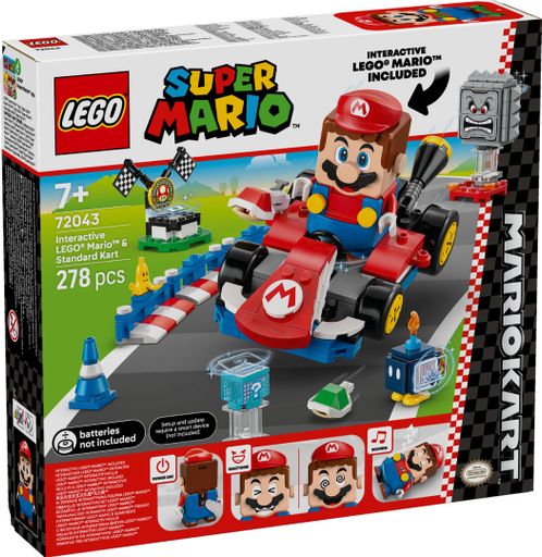 Конструктор Lego Super Mario Интерактивный Марио и карт (72043)