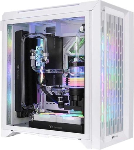 Корпус Thermaltake CTE C700 TG ARGB Snow/White/Win/SPCC/Tempered Glass*2/CT140 ARGB Fan*3/Brown Box (CA-1X7-00F6WN-01)