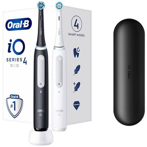 Электрическая зубная щетка Oral-B iO Series 4 Duo Black+White Europe