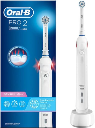 Электрическая зубная щетка Oral-B Pro2 2000 Sensi UltraThin D501.513.2 Europe