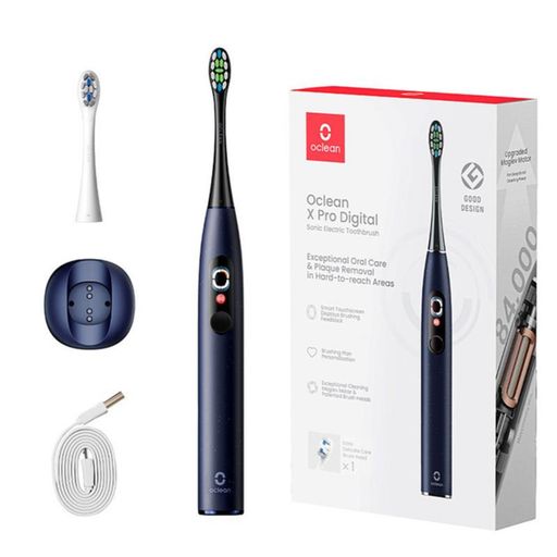 Умная зубная электрическая щетка Oclean X Pro Digital Electric Toothbrush Dark Blue (6970810553482)