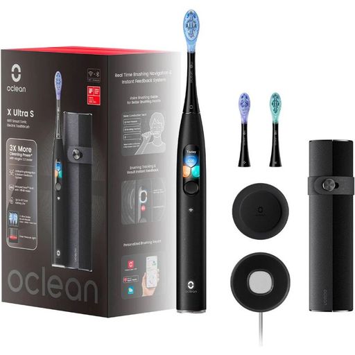 Умная зубная электрощетка Oclean X Ultra Set Black (OLED) (6970810553499)