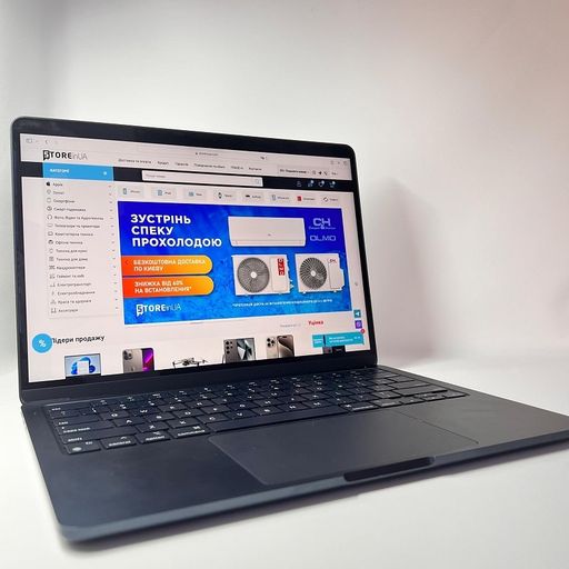 Вживаний Ноутбук Apple MacBook Air 13,6" M2 256Gb Midnight 2022 (MLY33) (Ідеальний стан)