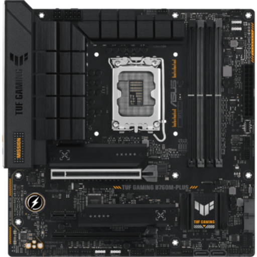 Материнcька плата ASUS TUF GAMING B760M-PLUS s1700 B760 4xDDR5 M.2 HDMI DP mATX