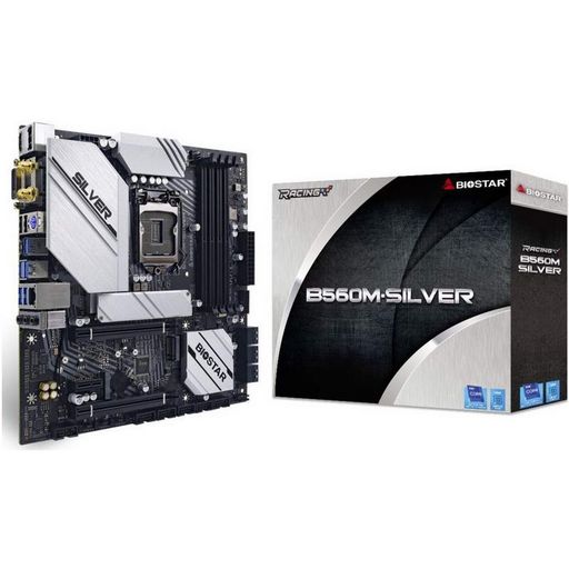 Материнська плата Biostar B650M SILVER sAM5 B650 4xDDR5 M.2 HDMI DP ATX