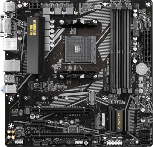 Материнська плата GIGABYTE B550M DS3H AC