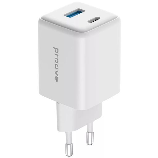 Сетевое зарядное устройство Proove Pocket GaN 45W (Type-C + USB) (white) (WCPG45110002)