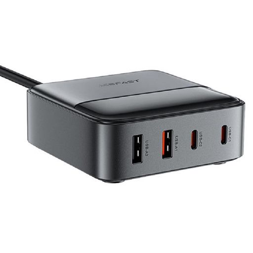 Сетевое зарядное устройство для Acefast Z6 2USB + 2USB-C PD 65W (black)