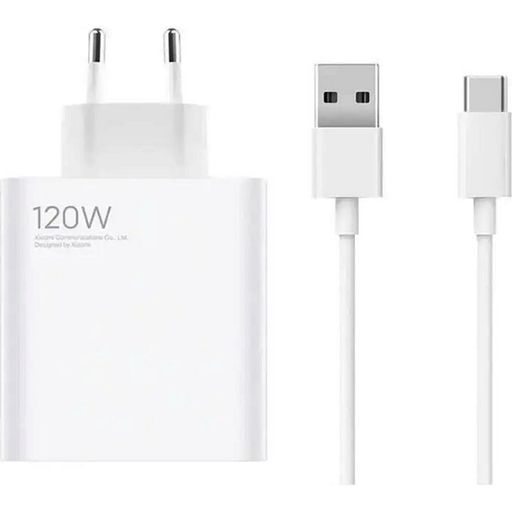 Сетевое зарядное устройство Xiaomi 120W Charger + USB Type-C Cable White (BHR6034EU) (EU)