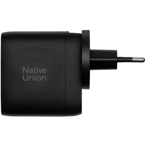 Сетевое зарядное устройство Native Union Fast GaN Charger PD 67W 3 Ports Black (FAST-PD67-BLK-2CA)