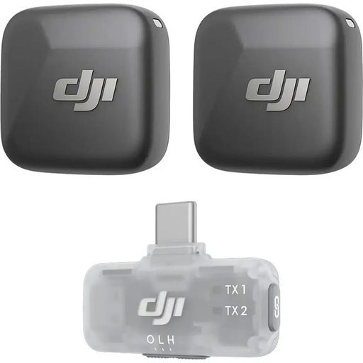 Мікрофонна радіосистема DJI Mic Mini Mobile Version (2 TX + 1 Mobile RX) Black