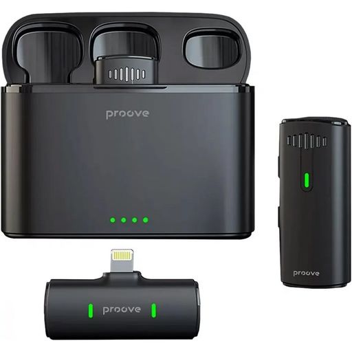 Бездротовий петличний мікрофон Proove Demo Lightning (black) (PMDM00010102)
