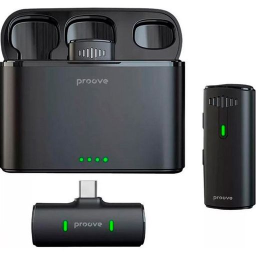 Беспроводной петличный микрофон Proove Demo Type-C (black) (PMDM00010202)