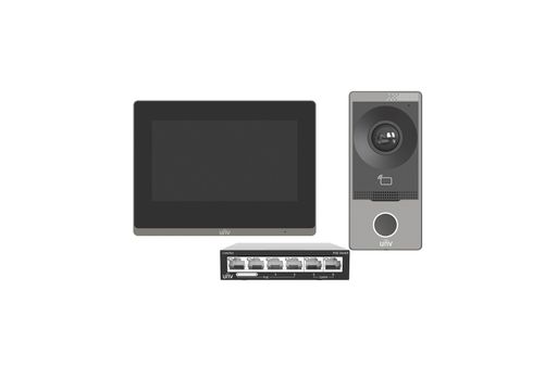 Відеодомофон UNV KIT/201S/372S/NSW2020