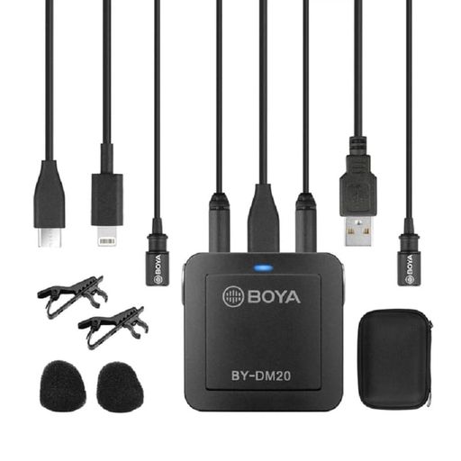 Микрофон петличный/ для смартфонов/ для ПК BOYA BY-DM20