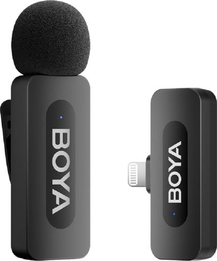 Беспроводной петличный микрофон BOYA BY-V1 Lightning Black