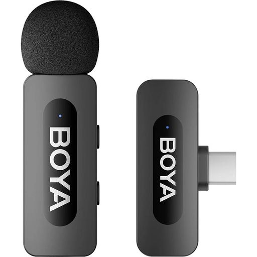 Беспроводной петличный микрофон BOYA BY-V10 Type-C Black