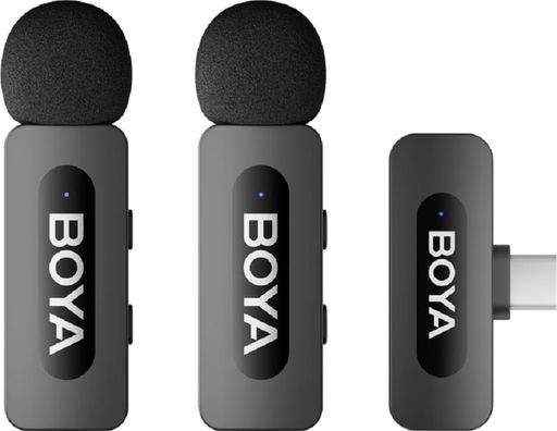 Беспроводной петличный микрофон BOYA BY-V20 Type-C Black