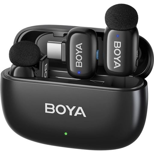 Беспроводной петличный микрофон Boya mini 2-02 Type-C Black