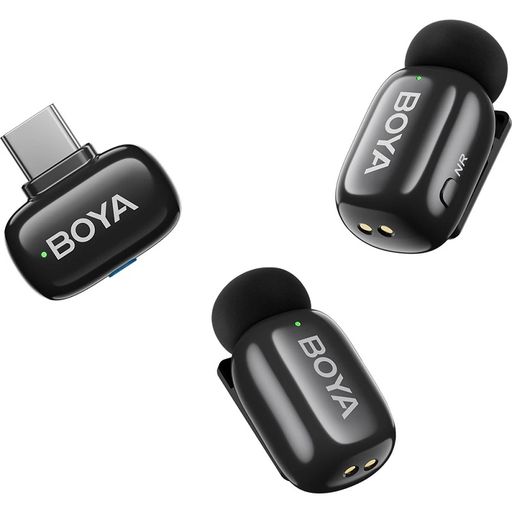 Беспроводной петличный микрофон Boya mini 2-04 Type-C Black