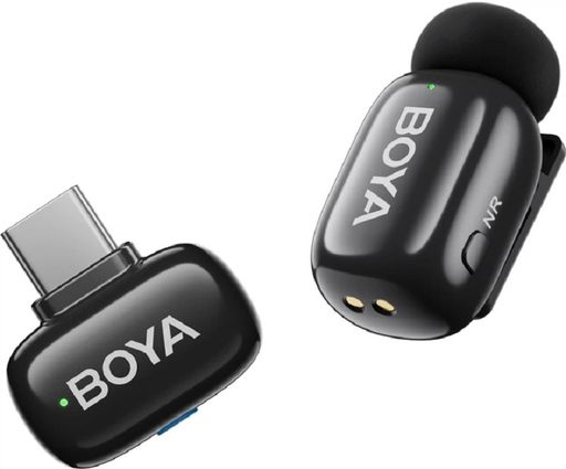 Беспроводной петличный микрофон Boya mini 2-06 Type-C Black