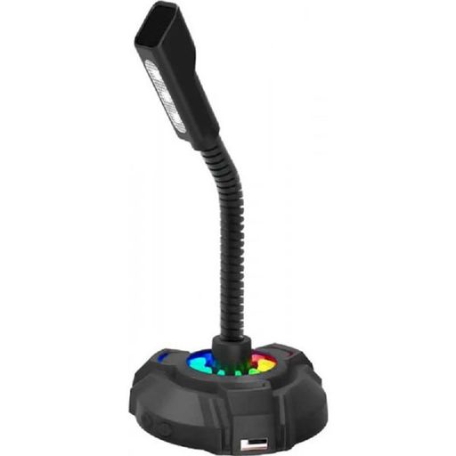 Микрофон HP DHP-1100C RGB backlit 3.5мм+USB Black