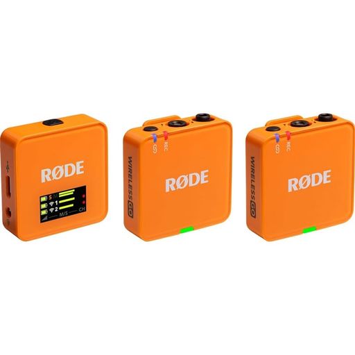 Микрофонная радиосистема для камеры, для смартфона Rode Wireless GO Gen 3 Orange