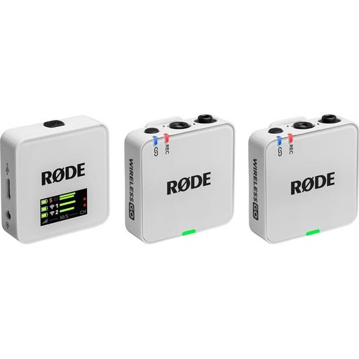 Микрофонная радиосистема для камеры, для смартфона Rode Wireless GO III White