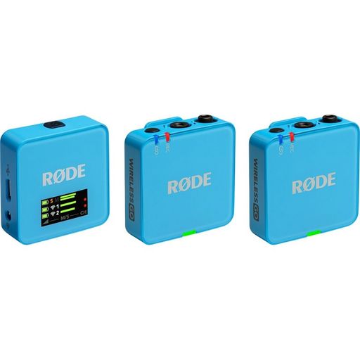 Микрофонная радиосистема для камеры, для смартфона Rode Wireless GO III Blue