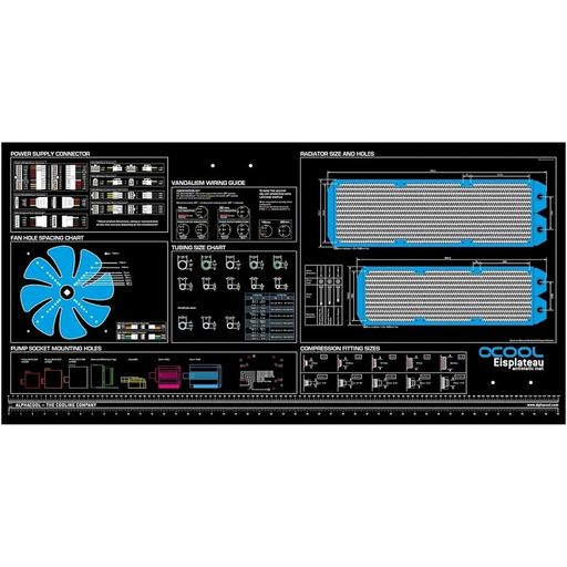 Коврик для мыши Alphacool Eisplateau Anti-Static work and mounting mat 120x60cm (90334)