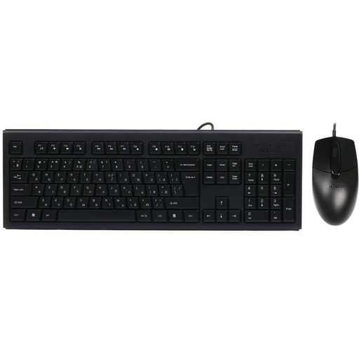 Комплект (клавиатура, мышь) A4Tech KR-8372S Black