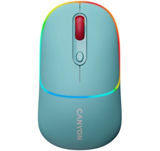 Мишка Canyon MW-22 Dual Band RGB Wireless Dark Cyan (CNS-CMSW22DC)